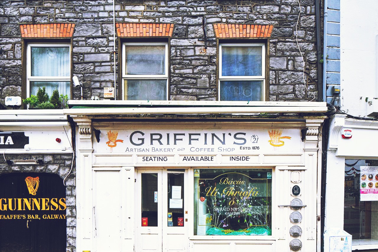 La vetrina di una bakery irlandese